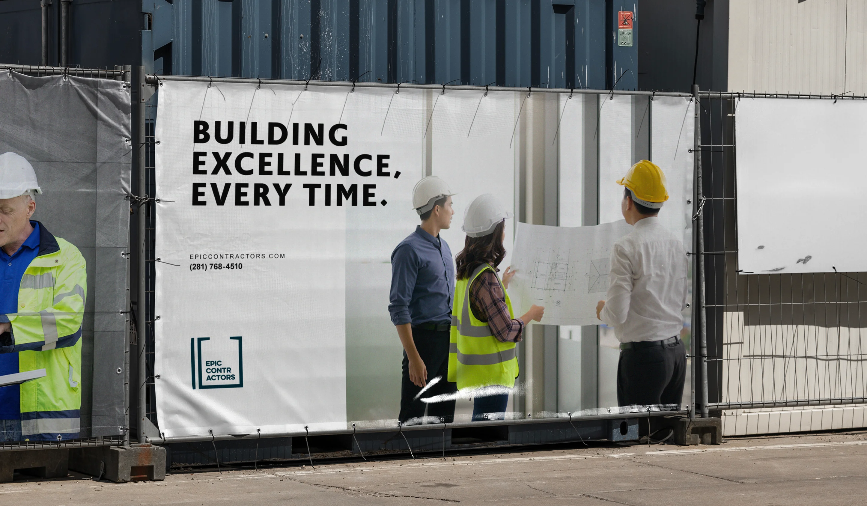 Brand Visual Identity Design for Epic Contractors by OWDT