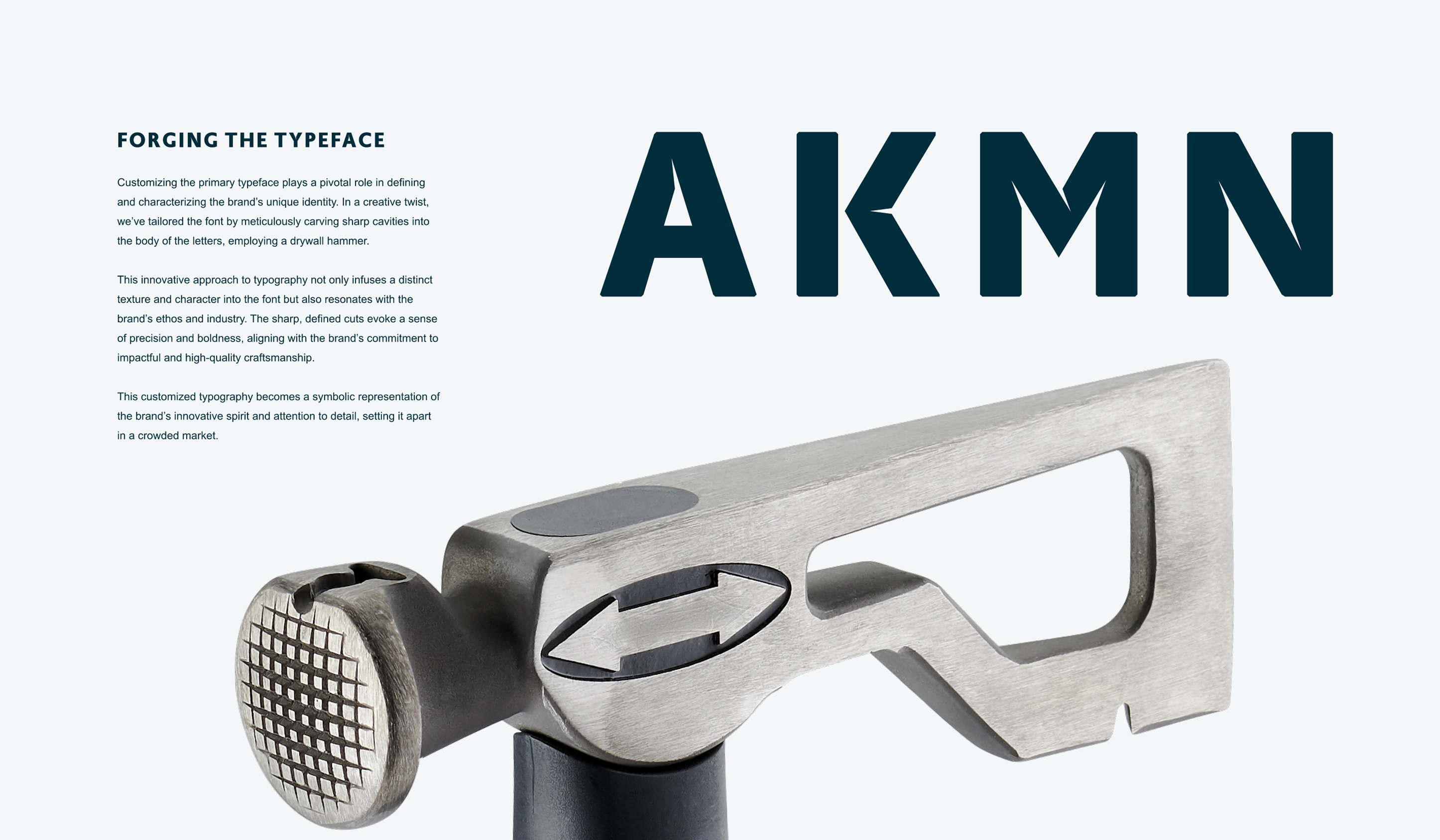 Epic Contractors Forging the Typeface by OWDT