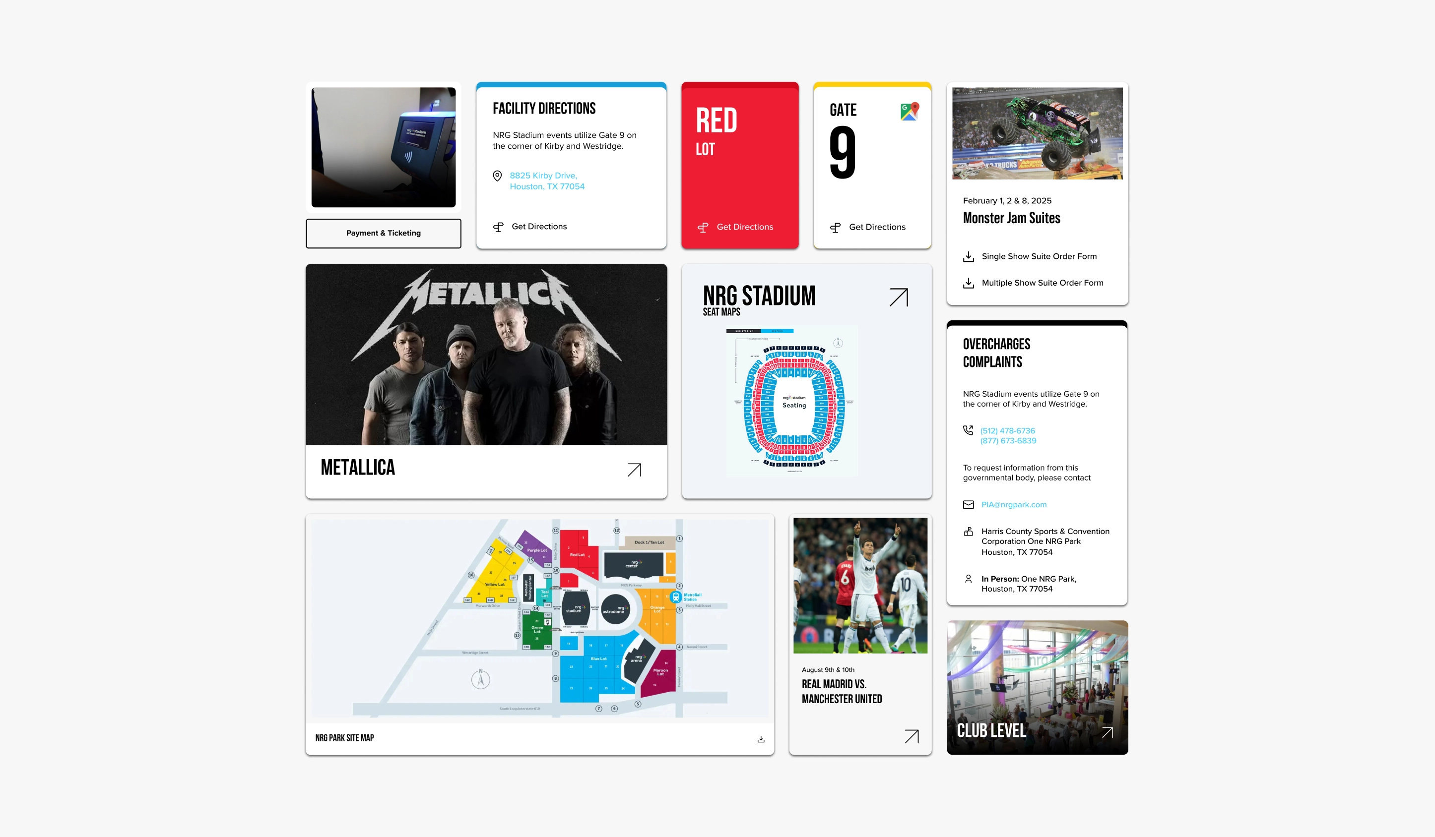 Interactive Web Design for NRG Park by OWDT