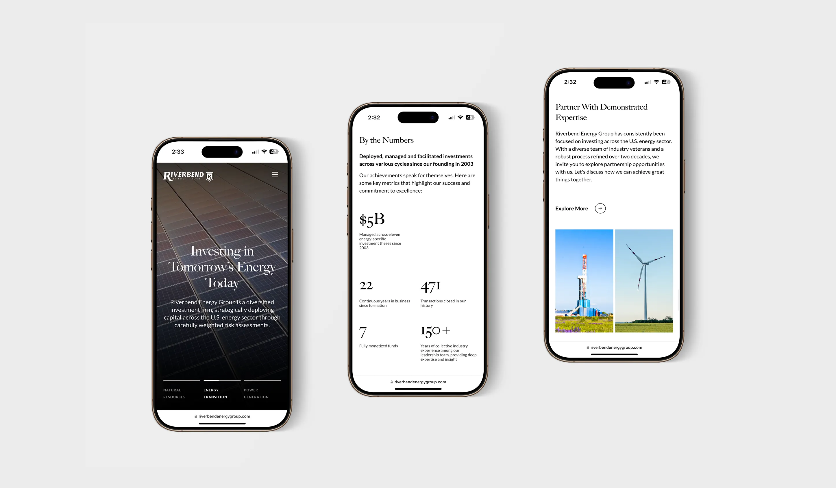 Responsive Web Design for Riverbend by OWDT