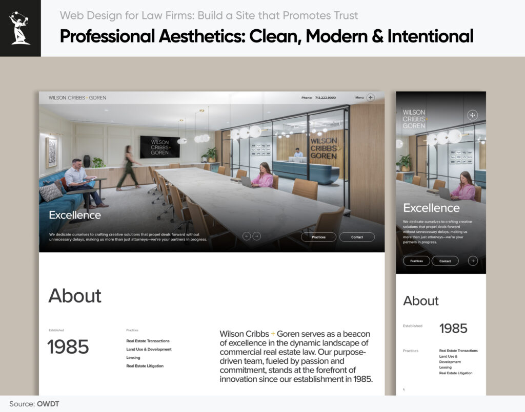 law firm website design