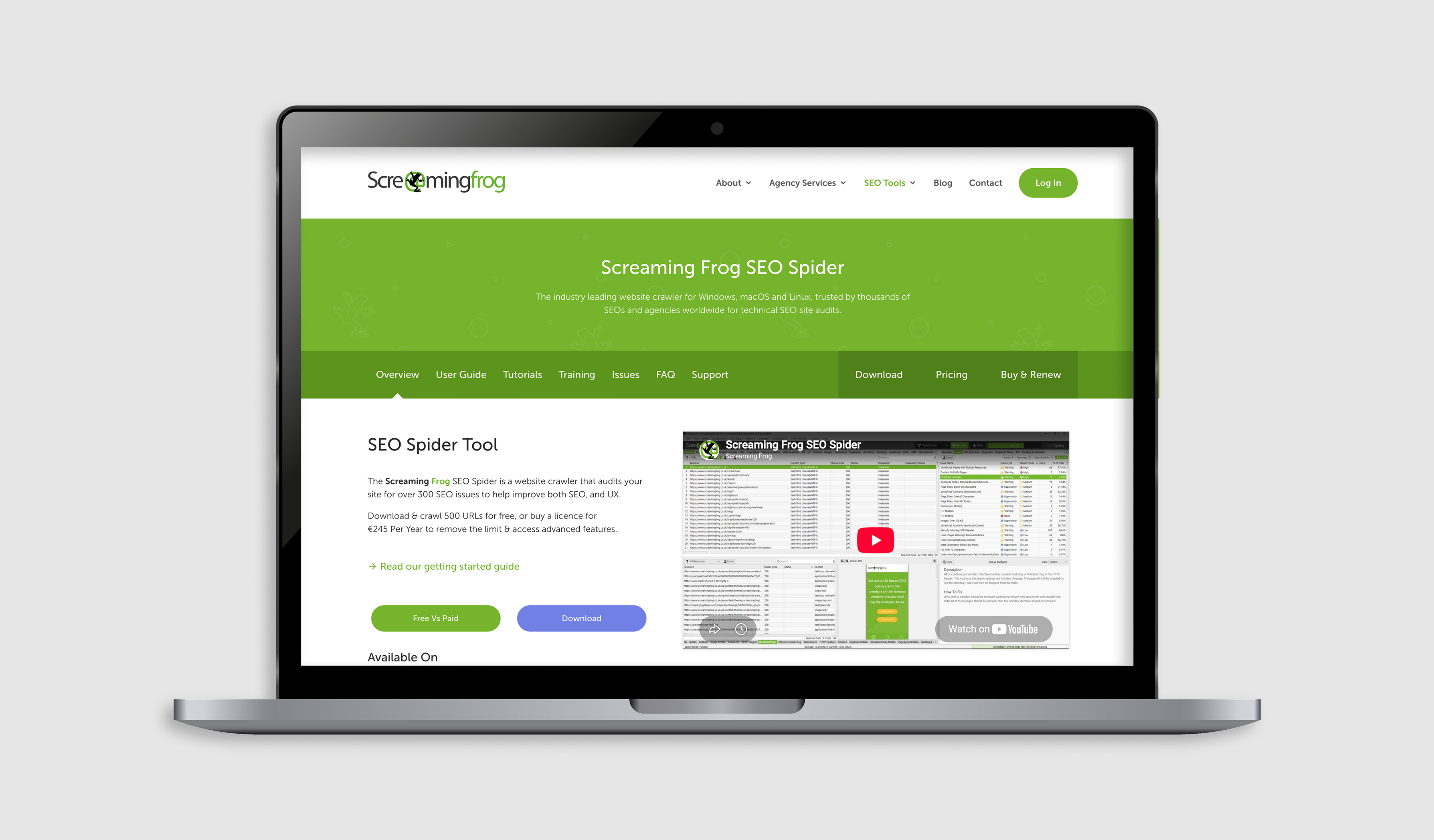 Screaming Frog SEO Spider