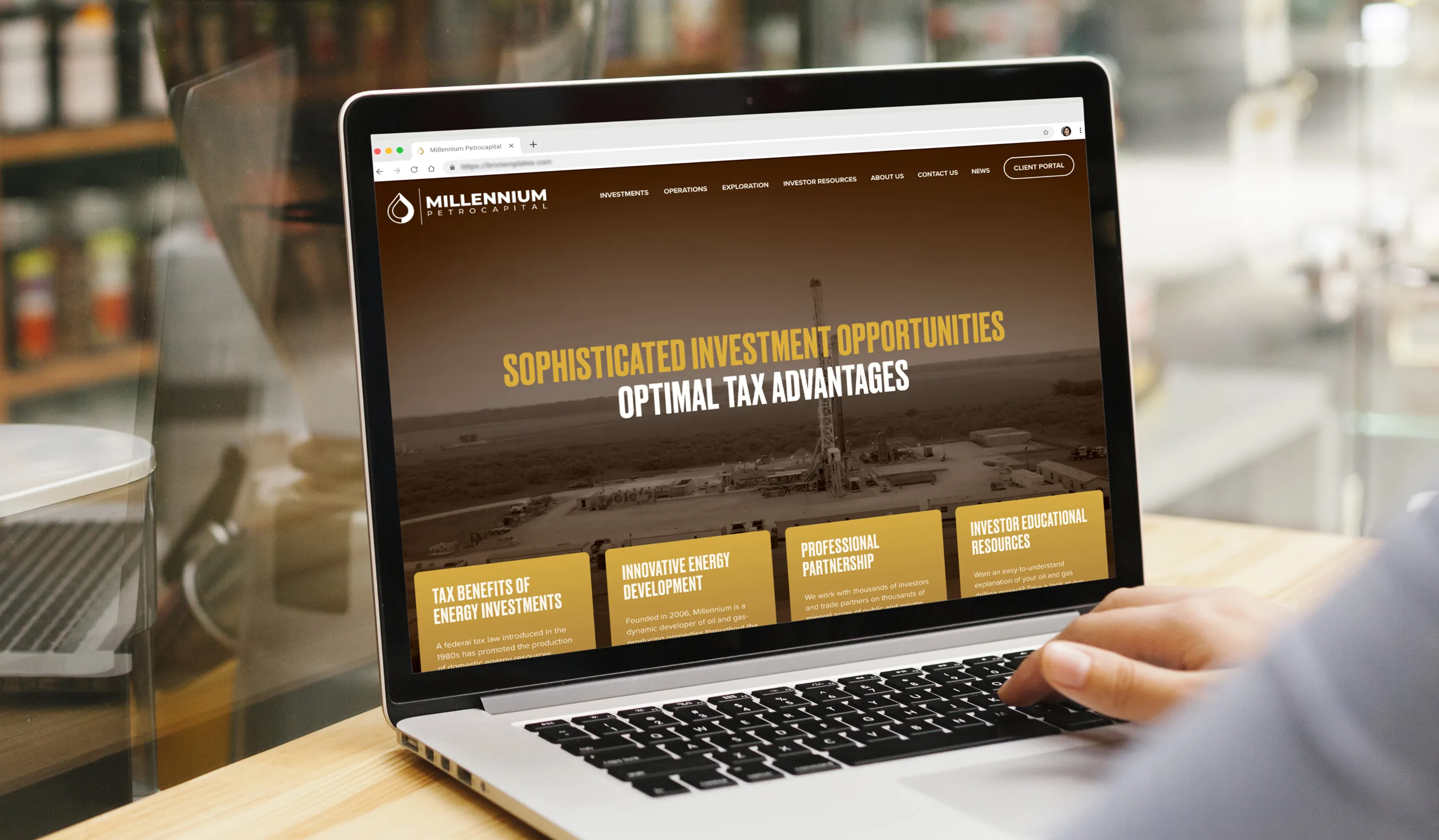 Web Design for Millennium Petro Capital by OWDT