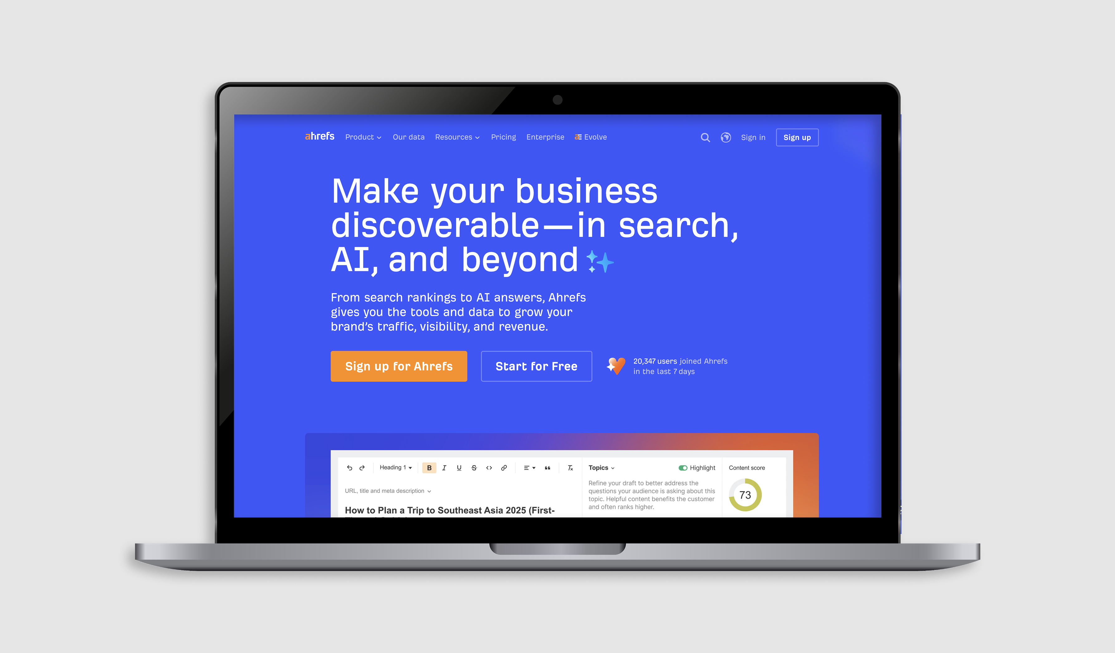 Ahrefs Site Audit