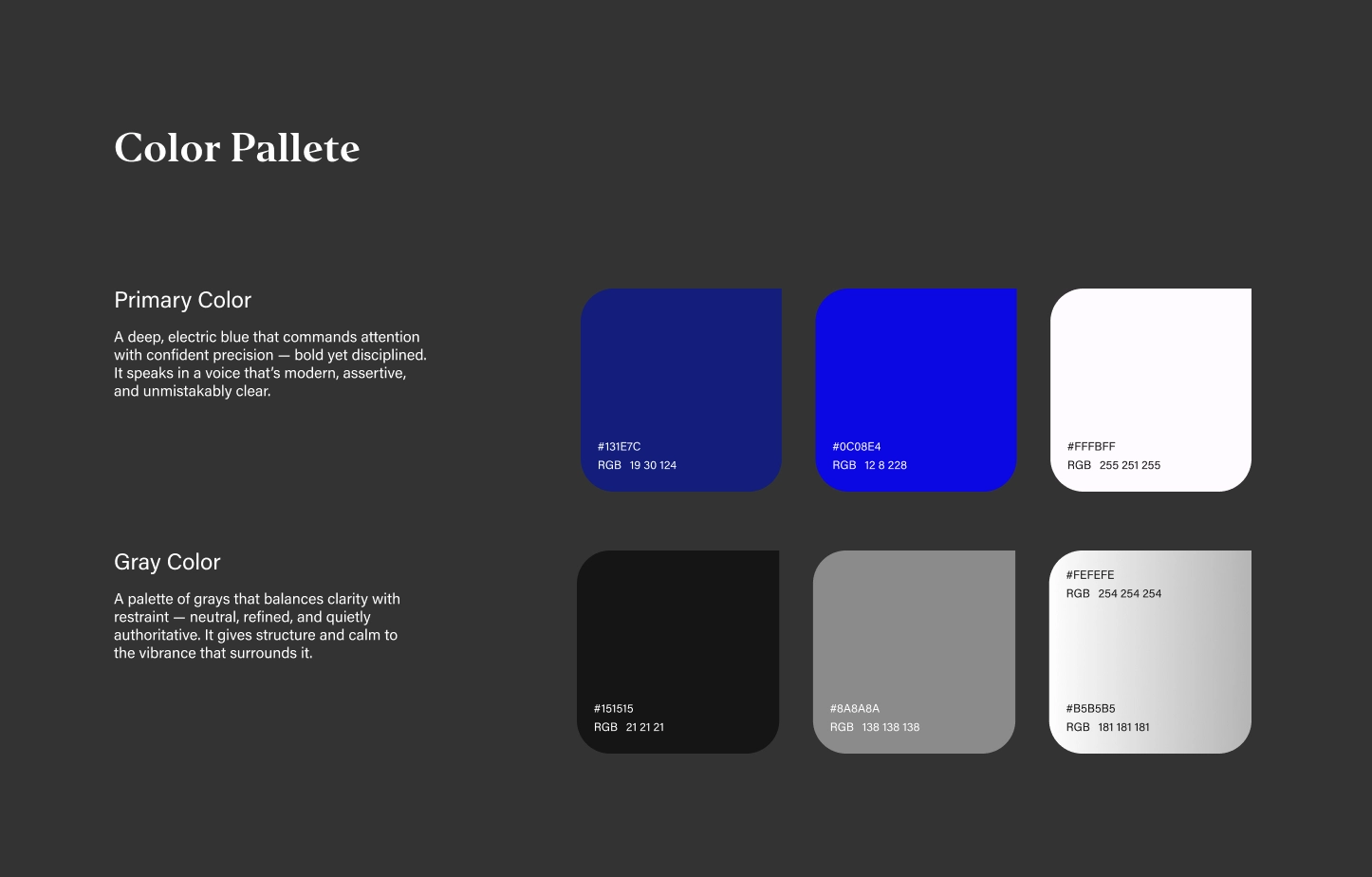 Color Palette for Brands