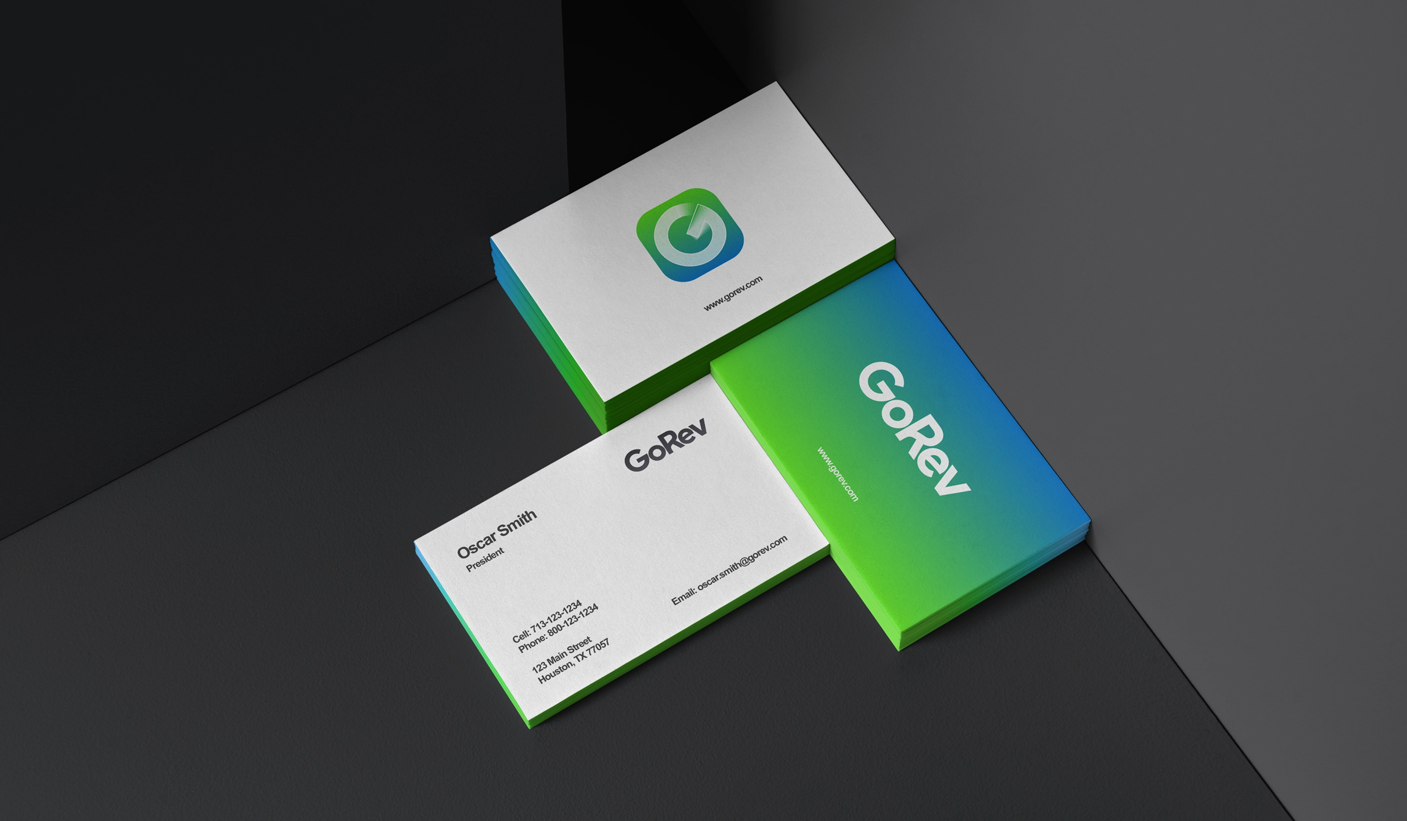 Design Business Card for GoRev by OWDT