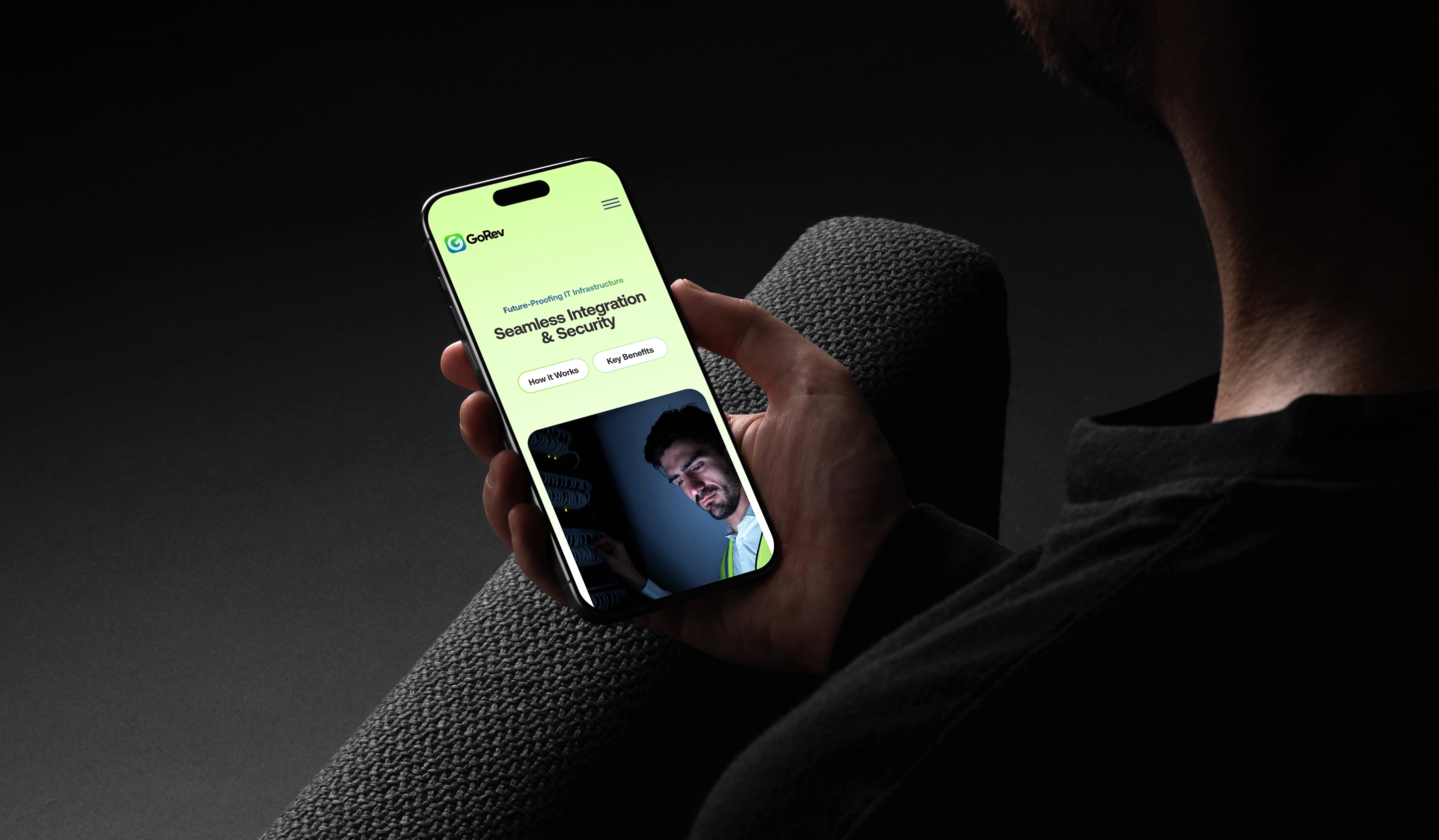 Responsive Web Design for GoRev by OWDT