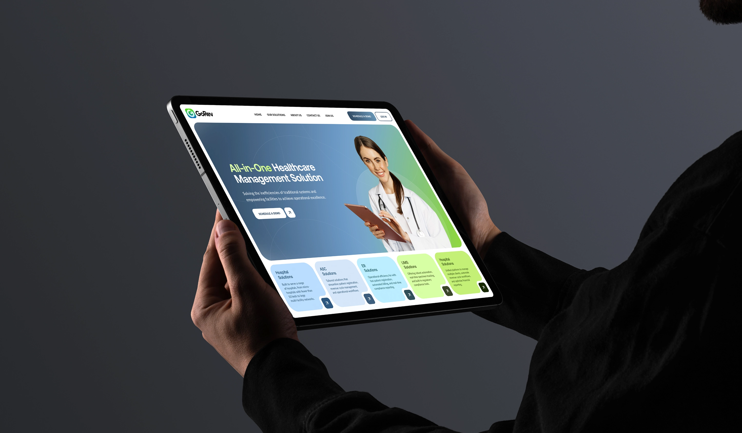 Web Redesign for GoRev by OWDT