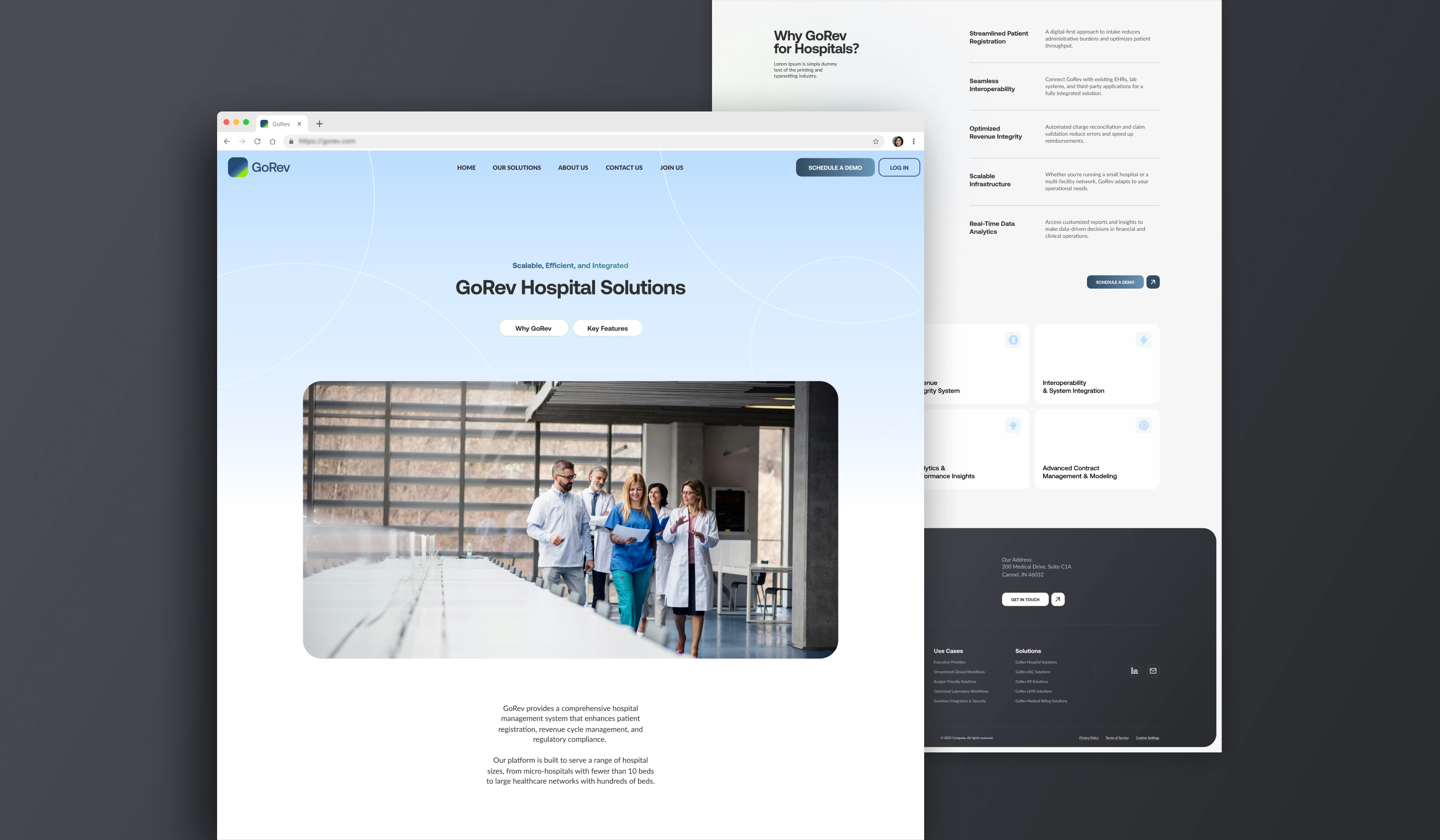 Innovation Web Design for GoRev by OWDT