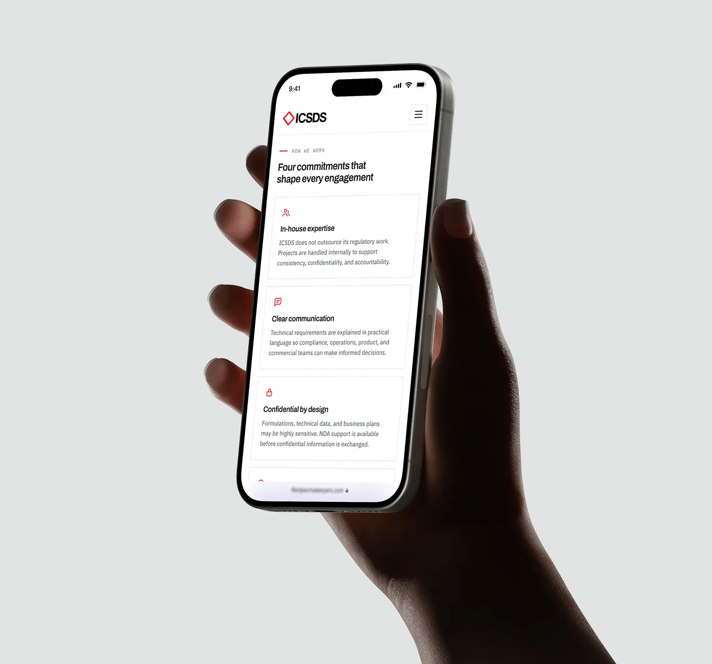ICSDS Responsive Website Design by OWDT