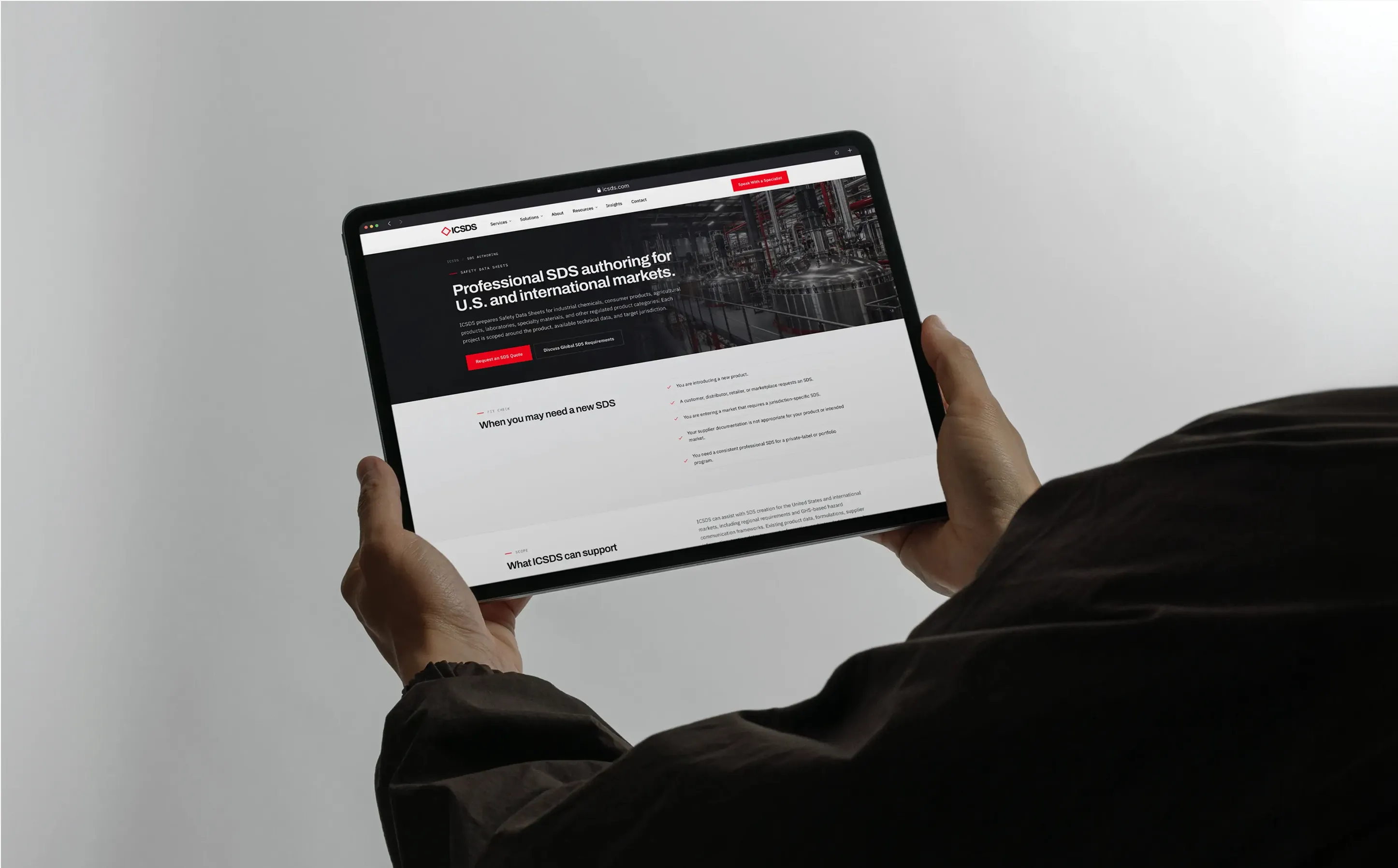 ICSDS Responsive Website Design by OWDT
