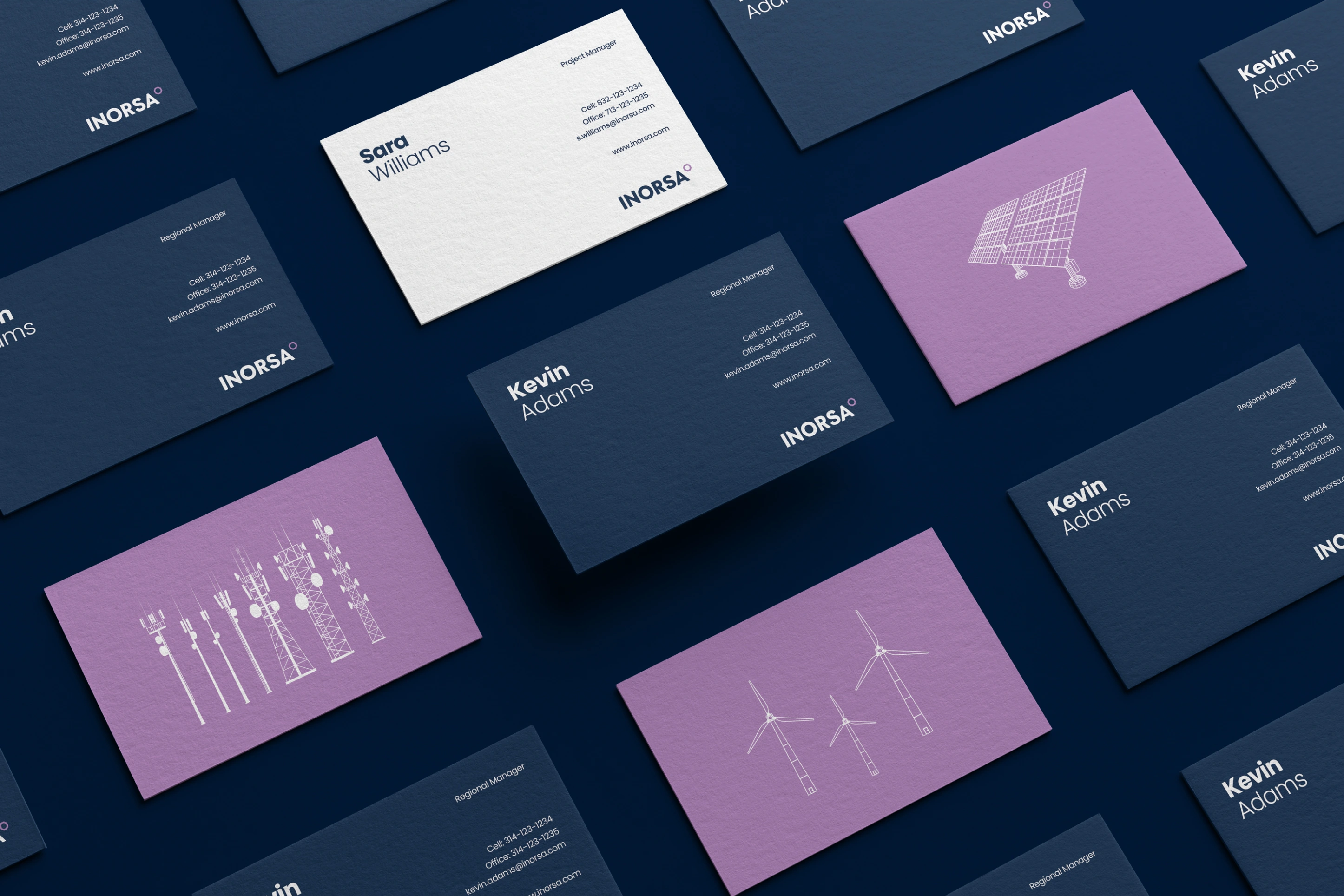 Inorsa Business Cards Design by OWDT