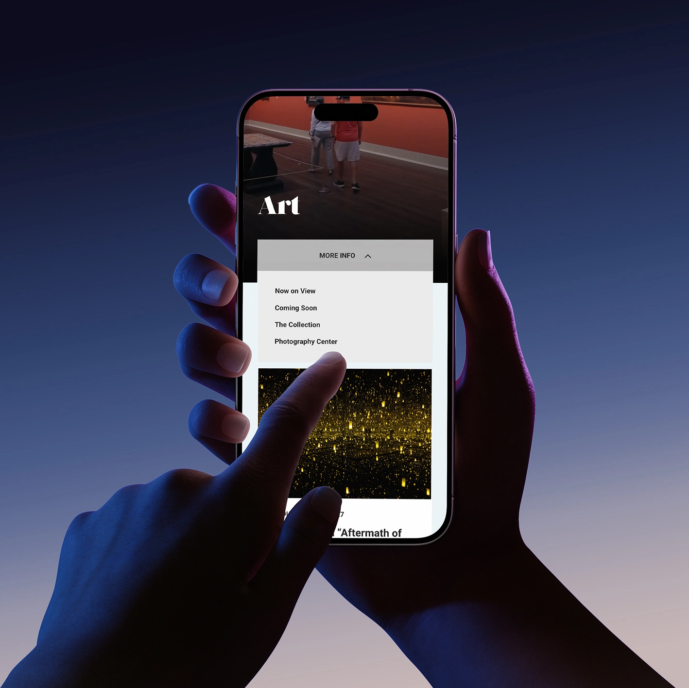 MFAH iphone Design by OWDT